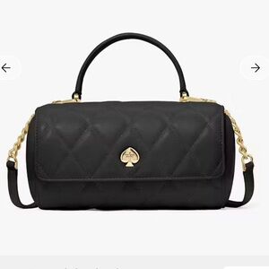 NWT kate spade Heart Barrel Quilted Crossbody